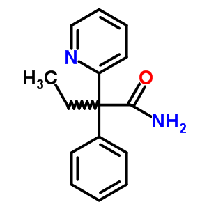 2-Phenyl-2-pyridin-2-yl-butanamide Structure,19395-43-8Structure