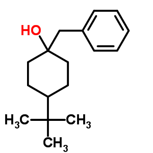 Cyclohexanol,4-(1,1-dimethylethyl)-1-(phenylmethyl)- Structure,19437-30-0Structure