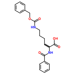 2-Benzamido-6-phenylmethoxycarbonylamino-hexanoic acid Structure,1946-80-1Structure