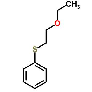 Benzene,[(2-ethoxyethyl)thio]- Structure,19594-05-9Structure