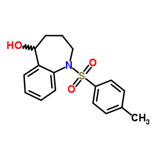 1H-1-benzazepin-5-ol,2,3,4,5-tetrahydro-1-[(4-methylphenyl)sulfonyl]- Structure,19673-33-7Structure