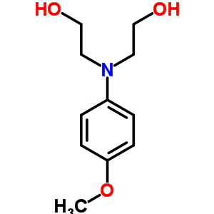 2-[2-Hydroxyethyl-(4-methoxyphenyl)amino]ethanol Structure,19721-54-1Structure