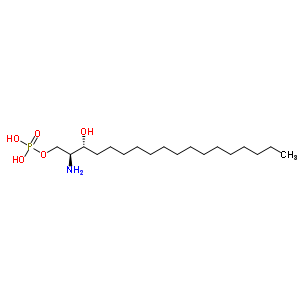 (2-Amino-3-hydroxy-octadecoxy)phosphonic acid Structure,19794-97-9Structure