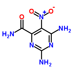 4-Pyrimidinecarboxamide,2,6-diamino-5-nitro- Structure,19796-69-1Structure