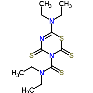 6-Diethylamino-n,n-diethyl-2,4-disulfanylidene-1,3,5-thiadiazine-3-carbothioamide Structure,19801-74-2Structure