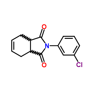 2-(3-Chlorophenyl)-3a,4,7,7a-tetrahydroisoindole-1,3-dione Structure,19849-16-2Structure