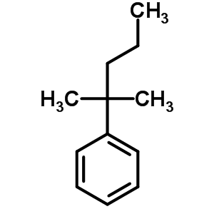 Benzene, (1,1-dimethylbutyl)- Structure,1985-57-5Structure