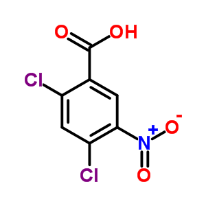 2,4-Dichloro-5-nitrobenzoic acid Structure,19861-62-2Structure