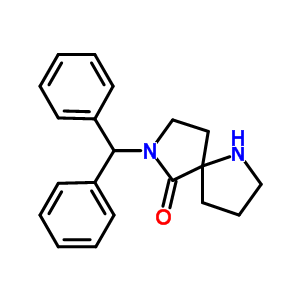 7-(Diphenylmethyl)-1,7-diazaspiro[4.4]nonan-6-one Structure,199000-79-8Structure