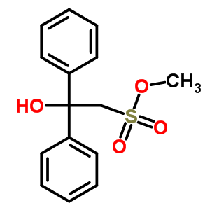 2-Methoxysulfonyl-1,1-diphenyl-ethanol Structure,19977-47-0Structure