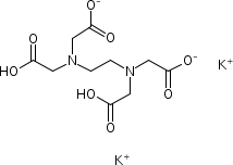 Dipotassium edta Structure,2001-94-7Structure