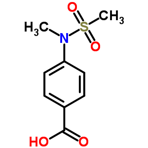 4-[Methyl(methylsulfonyl)amino]benzoic acid Structure,200393-68-6Structure