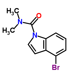 4-Bromo-n,n-dimethyl-1h-indole-1-carboxamide Structure,200418-18-4Structure