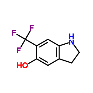 6-(Trifluoromethyl)indolin-5-ol Structure,200711-19-9Structure