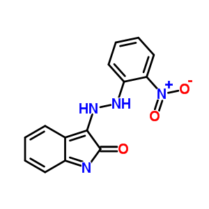 1H-indole-2,3-dione, 3-[(2-nitrophenyl)hydrazone] Structure,20096-35-9Structure