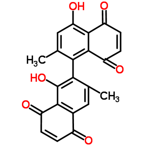 Isodiospyrin Structure,20175-84-2Structure