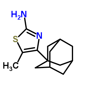 4-Adamantan-1-yl-5-methyl-thiazol-2-ylamine Structure,201992-89-4Structure