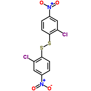 2-Chloro-1-(2-chloro-4-nitro-phenyl)disulfanyl-4-nitro-benzene Structure,20201-04-1Structure