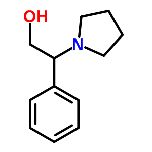 2-Phenyl-2-(1-Pyrrolidinyl)Ethanol Structure,20245-72-1Structure