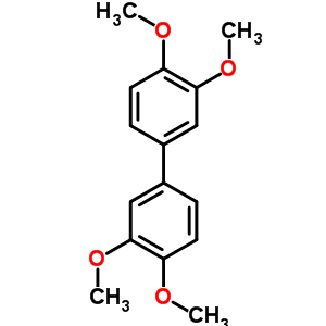 1,1-Biphenyl,3,3,4,4-tetramethoxy- Structure,2026-27-9Structure