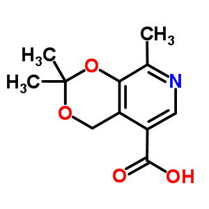 4H-1,3-dioxino[4,5-c]pyridine-5-carboxylicacid, 2,2,8-trimethyl- Structure,2027-66-9Structure