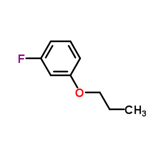 Benzene, 1-fluoro-3-propoxy-(9ci) Structure,203115-92-8Structure