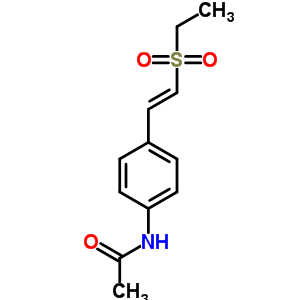 Acetamide, n-[4-[2-(ethylsulfonyl)ethenyl]phenyl]- Structure,20322-52-5Structure