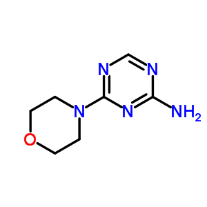 4-(4-Morpholinyl)-1,3,5-triazin-2-amine Structure,2045-25-2Structure