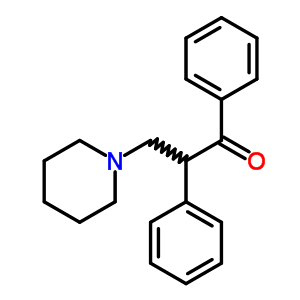 1,2-Diphenyl-3-piperidin-1-yl-propan-1-one Structure,20451-28-9Structure