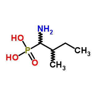 (1-Amino-2-methylbutyl)phosphonic acid Structure,20459-61-4Structure