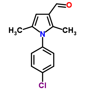 1-(4-Chloro-phenyl)-2,5-dimethyl-1h-pyrrole-3-carbaldehyde Structure,20461-26-1Structure