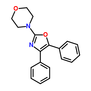 2-Morpholino-4,5-diphenyloxazole Structure,20503-74-6Structure