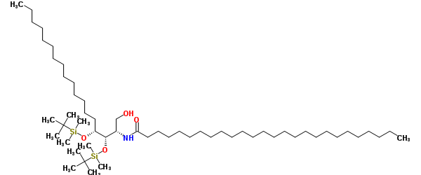 (2S,3s,4r)-3,4-bis[(tert-butyldimethylsilyl)oxy]-2-hexacosanoylamino-4-octadecanol Structure,205371-68-2Structure