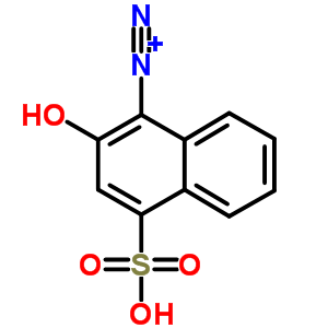 1-Diazo-2-naphthol -4-sulfonic acid Structure,20541-54-2Structure