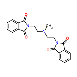 2,2’-[(Methylimino)bisethylene]bis(2h-isoindole-1,3-dione) Structure,20541-99-5Structure