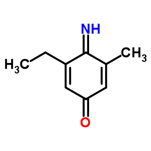 2,5-Cyclohexadien-1-one,3-ethyl-4-imino-5-methyl-(9ci) Structure,206439-01-2Structure