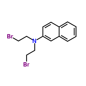 2-Naphthalenamine, n,n-bis(2-bromoethyl)-(9ci) Structure,2067-88-1Structure