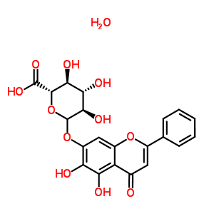 Baicalin hydrate Structure,206752-33-2Structure