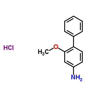 2-Methoxybiphenyl-4-amine hydrochloride Structure,206761-86-6Structure