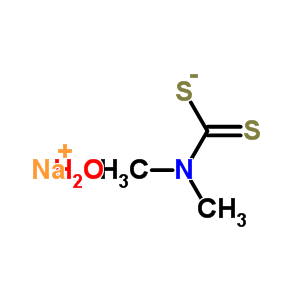 Sodium dimethyldithiocarbamate hydrate Structure,207233-95-2Structure