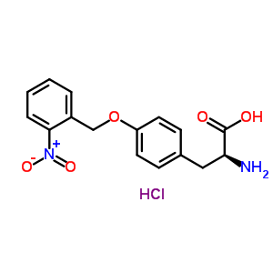 O-(2-nitrobenzyl)-l-tyrosine hydrochloride Structure,207727-86-4Structure