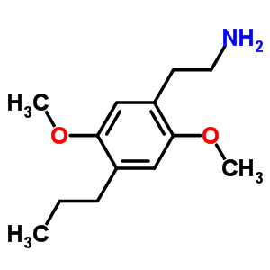 2-(2,5-Dimethoxy-4-propyl-phenyl)-ethylamine Structure,207740-22-5Structure