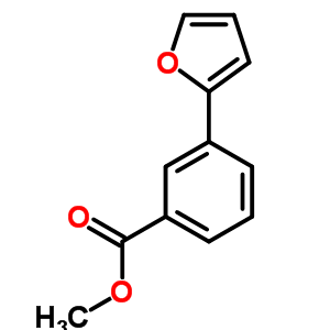 3-Furan-2-yl-benzoic acid methyl ester Structure,207845-31-6Structure