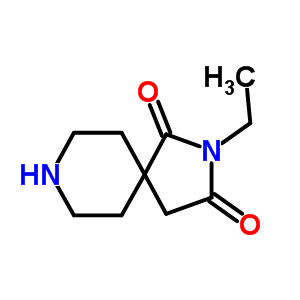 2-Ethyl-2,8-diazaspiro[4.5]decane-1,3-dione Structure,2079-24-5Structure