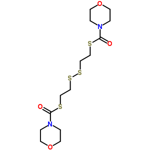 2-[2-(Morpholine-4-carbonylsulfanyl)ethyldisulfanyl]ethylsulfanyl-morpholin-4-yl-methanone Structure,2080-57-1Structure