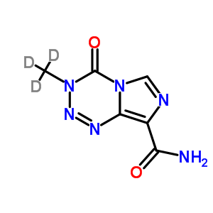 3-(2H3)methyl-4-oxo-3,4-dihydroimidazo[5,1-d][1,2,3,5]tetrazine-8-carboxamide Structure,208107-14-6Structure