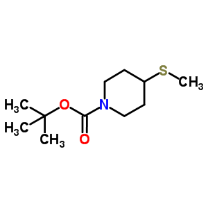 Tert-butyl 4-(methylthio)piperidine-1-carboxylate Structure,208245-69-6Structure