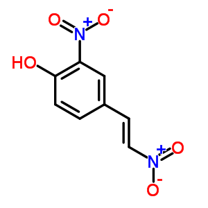 Phenol,2-nitro-4-(2-nitroethenyl)- Structure,2084-92-6Structure