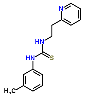 3-(3-Methylphenyl)-1-(2-pyridin-2-ylethyl)thiourea Structure,20841-26-3Structure