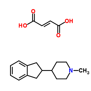 4-(2-Indanyl)-1-methyl-piperidine fumarate Structure,20845-56-1Structure